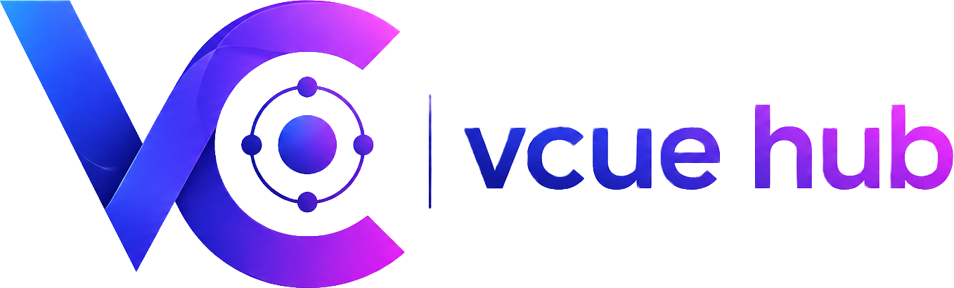 vCueHub logo
