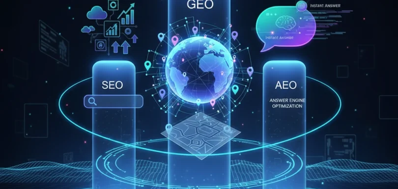Search Everywhere Optimisation: What Is SEO, GEO, and AEO?