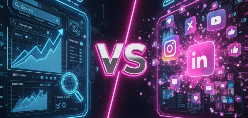 SEO or Social Media — Who Wins the ROI Game in 2026? SEO or Social Media — Who Wins the ROI Game in 2026?