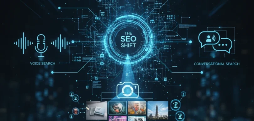 Voice, Visual & Conversational Search: The SEO Shift You Can’t Ignore Voice, Visual & Conversational Search: The SEO Shift You Can’t Ignore