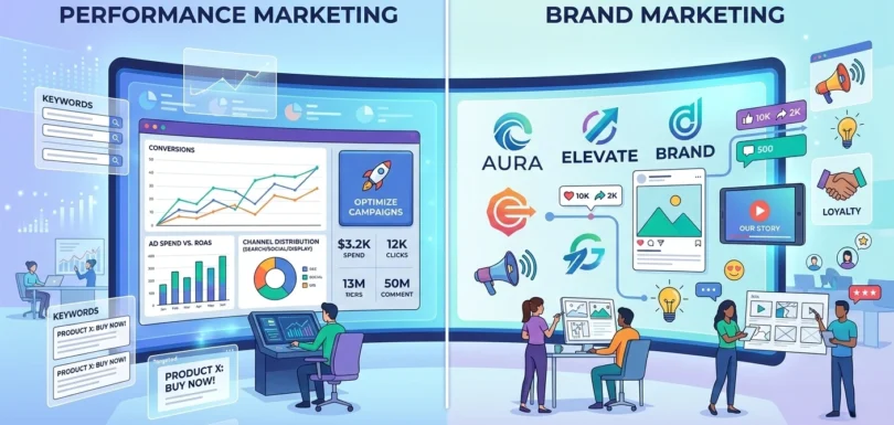 Performance Marketing vs Brand Marketing: What Works Better? Performance Marketing vs Brand Marketing: What Works Better?
